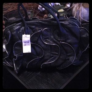 NWT. Steve Madden. Black Satchel.